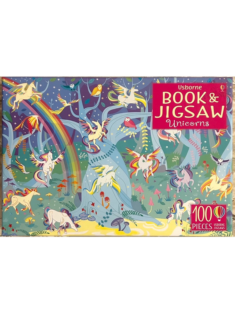 Usborne Unicorns 100 Piece Puzzle. No Book. From 2018.